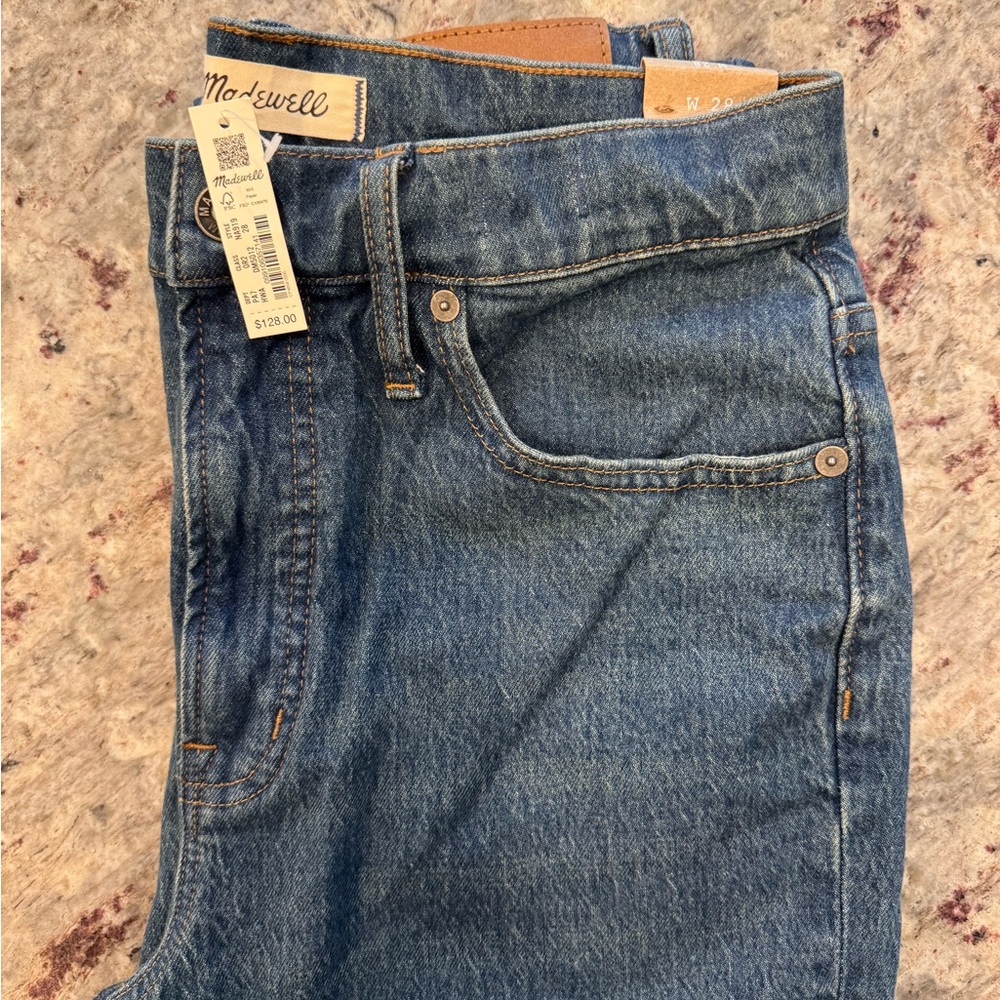Madewell Women's Medium Blue Straight-Leg Jeans
